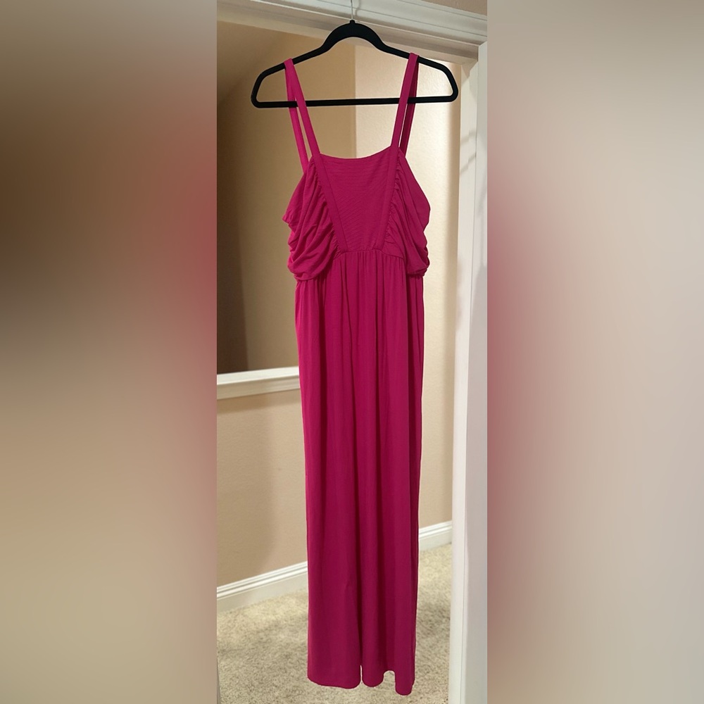 NWT Women’s Plus Lane Bryant Pink Maxi Dress. Size‎ 18/20.